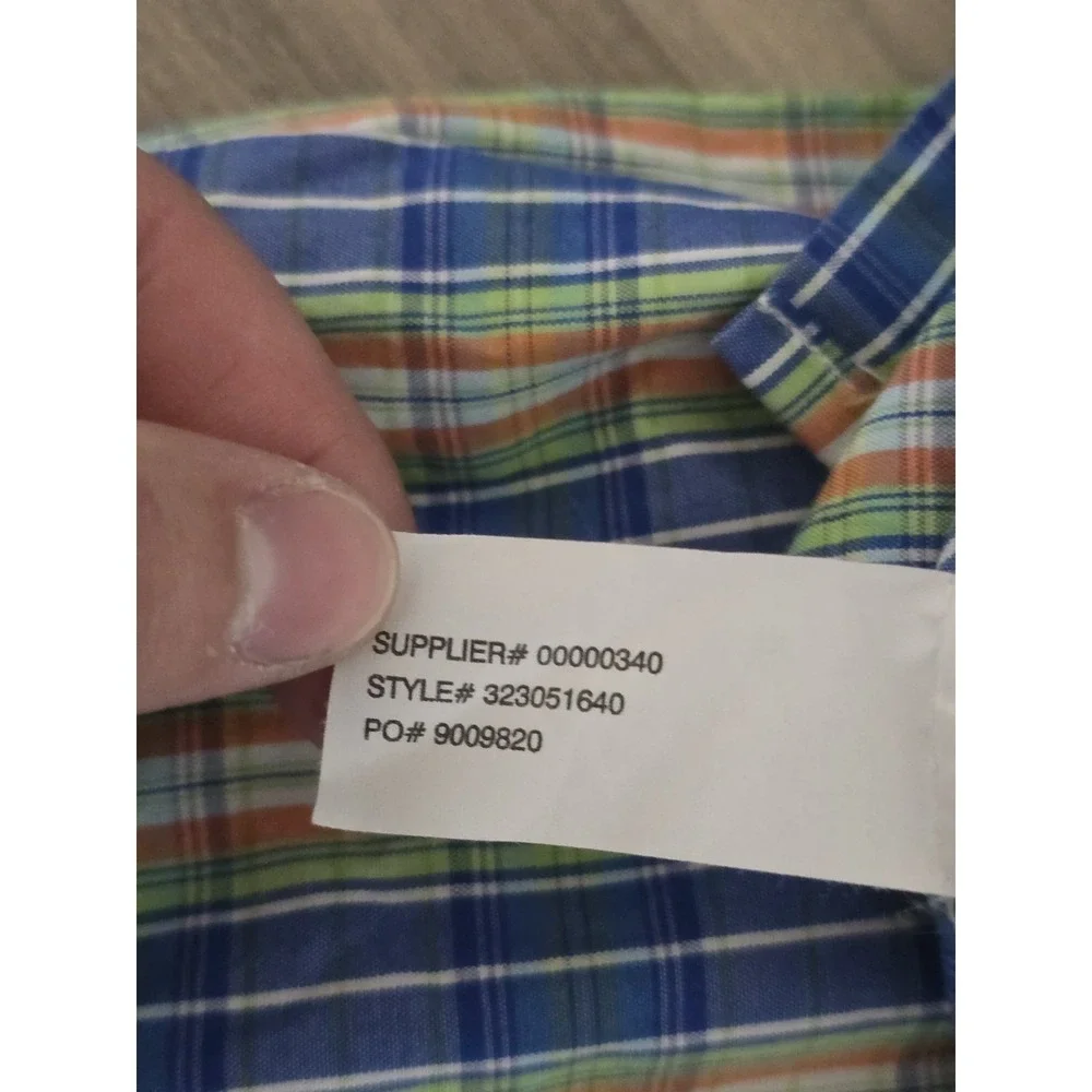 Ralph Lauren Plaid Button‎ Down Long Sleeve Shirt Preppy Casual L(16/18)